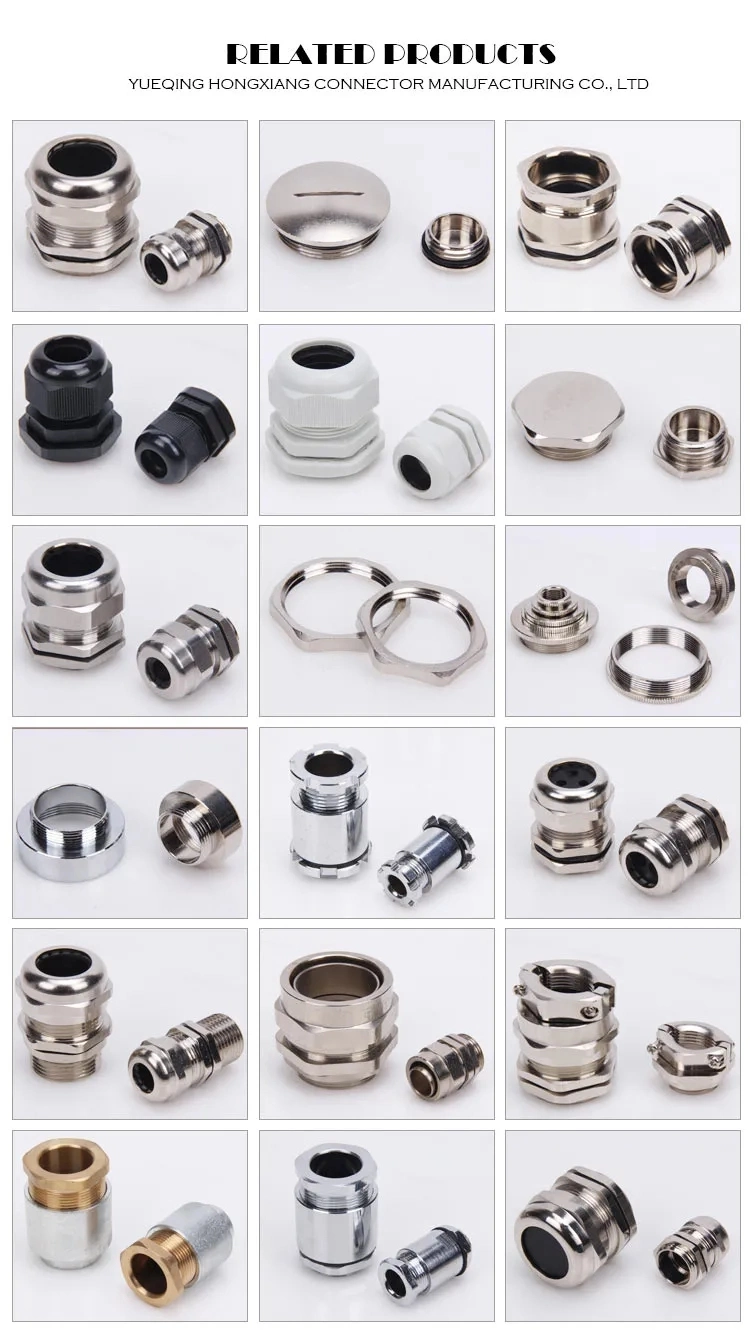 M, Pg Type Thread Metal Brass or Stainless Steel Material Cable Gland